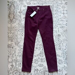 NWT Eileen Fisher Sueded Stretch Organic Cotton Sateen Pants - Raisonette Size 4